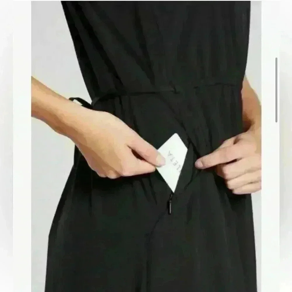 Athleta Black Marlow Maxi Lightweight Travel Dress - Picture 5 of 11